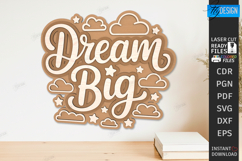 Inspirational Quotes Decor Laser Cut Bubdle | Wall Art SVG Product Image 3