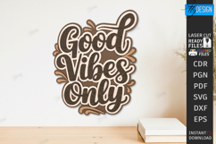 Inspirational Quotes Decor Laser Cut Bubdle | Wall Art SVG Product Image 4