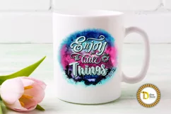 Enjoy The Little Things | Motivational Typography PNG Product Image 2
