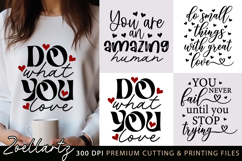 4 Inspirational Quotes SVG Motivational SVG Positive Quote Product Image 1