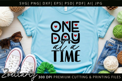 One Day At A Time Inspirational Motivational Positive Quote Product Image 3