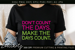 Positive Inspirational Quote SVG Motivational T-shirt Design Product Image 2