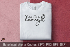Boho Inspirational Quotes SVG PNG Product Image 1