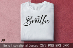 Boho Inspirational Quotes SVG PNG Product Image 1