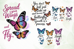 Inspirational Quotes Butterflies PNG Product Image 1