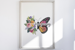 Inspirational Quotes Butterflies PNG Product Image 2