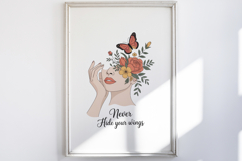 Inspirational Quotes Butterflies PNG Product Image 2