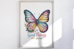 Inspirational Quotes Butterflies PNG Product Image 2