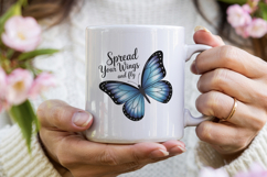 Inspirational Quotes Butterflies PNG Product Image 4