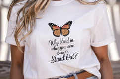 Inspirational Quotes Butterflies PNG Product Image 5