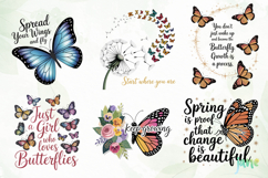 Inspirational Quotes Butterflies PNG Product Image 9