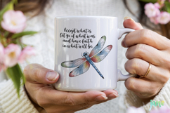 Inspirational Quotes Dragonfly PNG Product Image 4