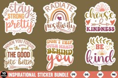 Inspirational Sticker Bundle Design, motivational quotes Product Image 1