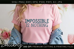 Positive Inspirational Quote SVG Motivational T-shirt Design Product Image 4