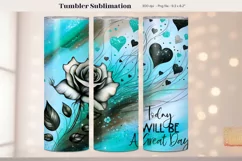 Inspirational Tumbler Wrap Positive Quote Tumbler Png