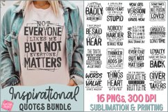 Inspirational Quotes Sublimation Bundle | Motivation Sayings Product Image 1