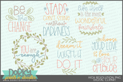 Inspirational Floral Clipart Bundle Product Image 15