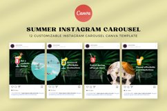 Summer Instagram Carousel Post Canva Template Product Image 3