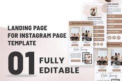 Canva Instagram Link in Bio Instagram Landing Page Template Product Image 2