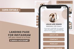 Canva Instagram Link in Bio Instagram Landing Page Template Product Image 3