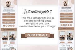 Canva Instagram Link in Bio Instagram Landing Page Template Product Image 8