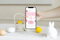 Pink Easter Day Event Instagram Portrait Canva Template Product Image 5