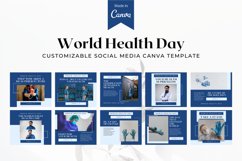 World Health Day Facebook Canva Template Product Image 2