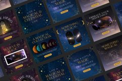 Magical and Celestial Instagram Post Canva Template Product Image 4