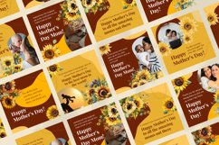 Bright Yellow Mothers Day Sunflowers Instagram Post Canva Product Image 4