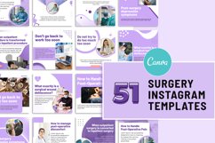 Surgery Instagram Canva Post Medical Editable Template Product Image 2
