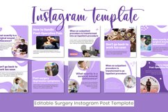 Surgery Instagram Canva Post Medical Editable Template Product Image 6