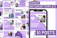 Surgery Instagram Canva Post Medical Editable Template Product Image 10