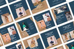 Navy Blue and Gold Instagram Post, Canva Templates Product Image 4