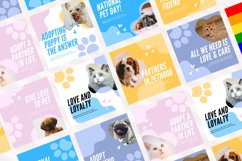 Adopt a pet instagram posts template, Canva Templates Product Image 4