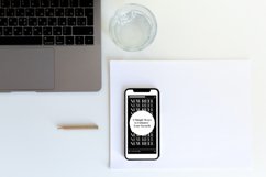 Black and White Reel Cover Canva Template Product Image 6