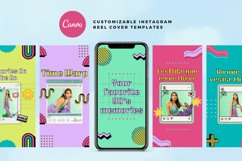 Nostalgic 90's Instagram Reel Covers Canva Template Product Image 3