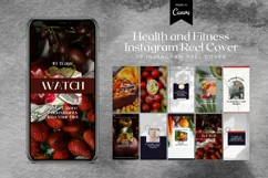 Health and Fitness Instagram Reel Cover Canva Template Product Image 1