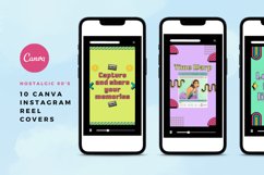 Nostalgic 90's Instagram Reel Covers Canva Template Product Image 2