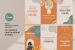 Boho Inspirational Quotes Instagram Stories Canva Template Product Image 2