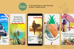 Tropical Summer Instagram Stories Canva Template Product Image 3