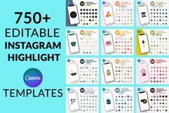 750 Instagram Story Highlight Templates Product Image 2
