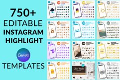 750 Instagram Story Highlight Templates Product Image 3