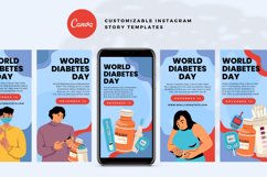 World Diabetes Day Instagram Story Canva Template Product Image 3