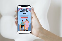 World Diabetes Day Instagram Story Canva Template Product Image 5