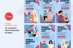 World Diabetes Day Instagram Story Canva Template Product Image 2