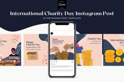 International Day of Charity Instagram Post Canva Template Product Image 1