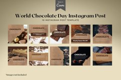 World Chocolate Day Instagram Canva Template Product Image 4