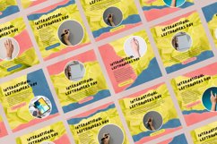 International Lefthanders Day Instagram Post Canva Template Product Image 3