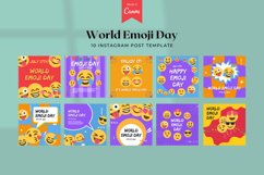 World Emoji Day Instagram Canva Template Product Image 2