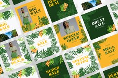 Tropical Sales Social Media Instagram Posts Canva Template Product Image 4